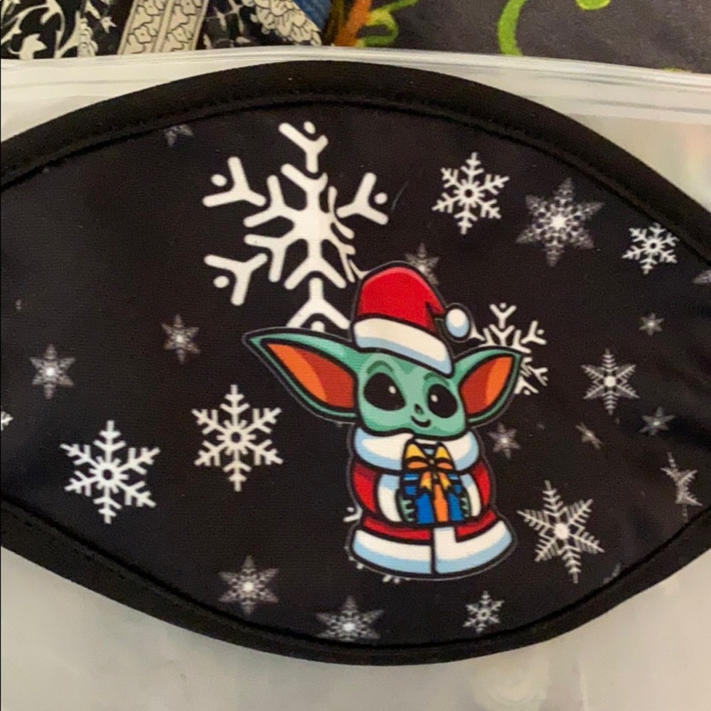 Baby YODA face mask